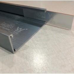 180° Lauxes Silk Silver Pair Shower Grate Joiners 22/26mm 180° Lauxes Silk Silver Pair Shower Grate Joiners 22/26mm